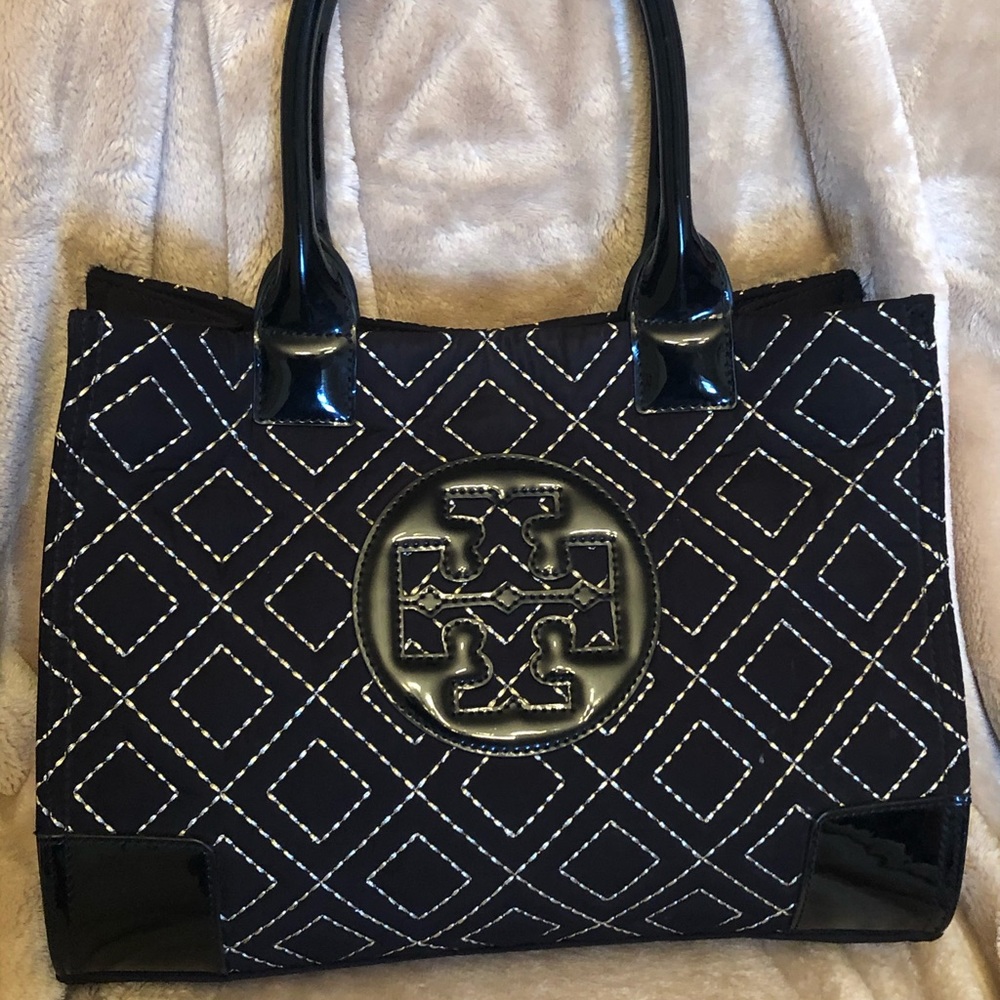 Tory Burch Black Quilted Bag